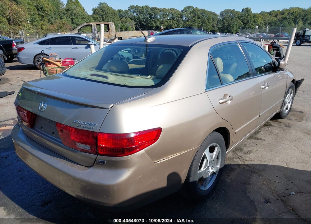 2005 HONDA ACCORD HYBRID IMA VIN: JHMCN36445C006950