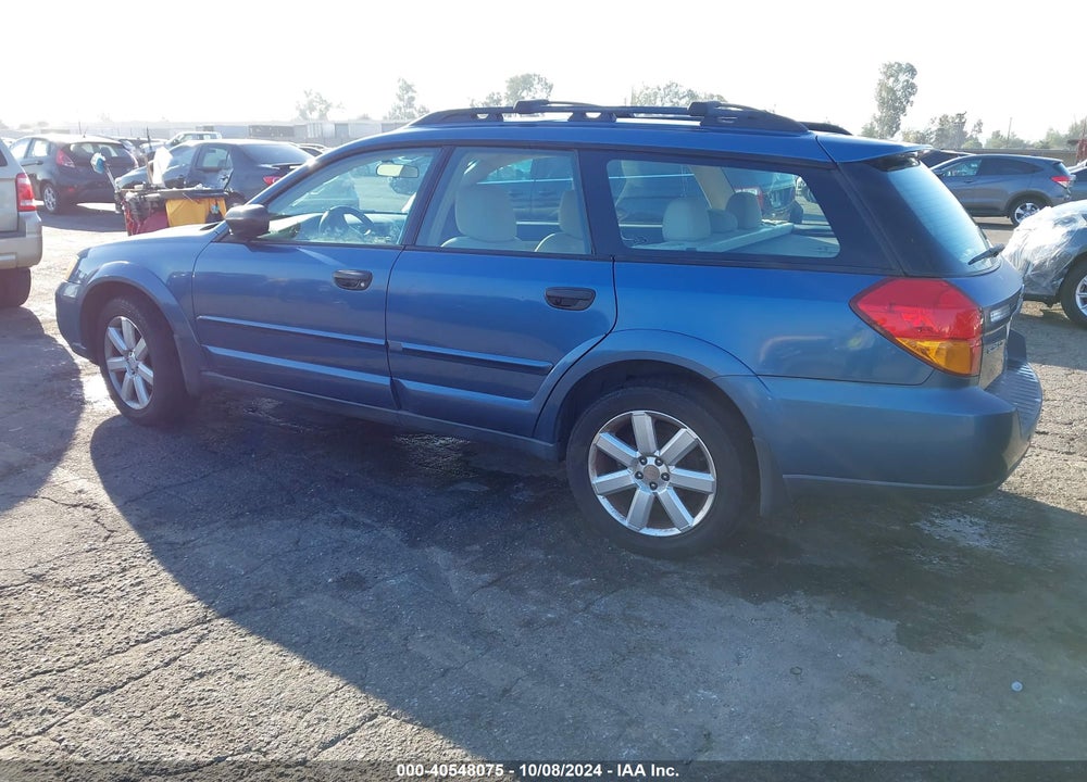 2007 SUBARU OUTBACK 2.5I/2.5I BASIC/2.5I L.L. BEAN EDITION VIN: 4S4BP61C577343531