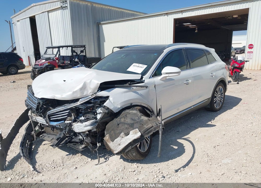 2016 LINCOLN MKX RESERVE VIN: 2LMTJ6LR9GBL45513