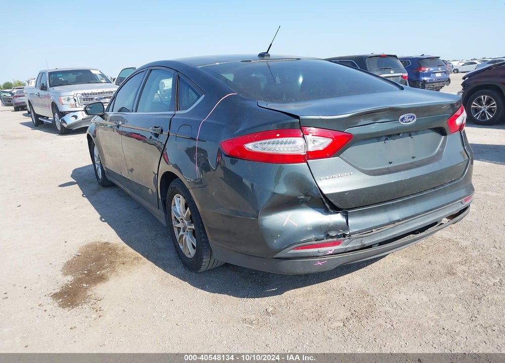 2015 FORD FUSION S VIN: 1FA6P0G7XF5106725