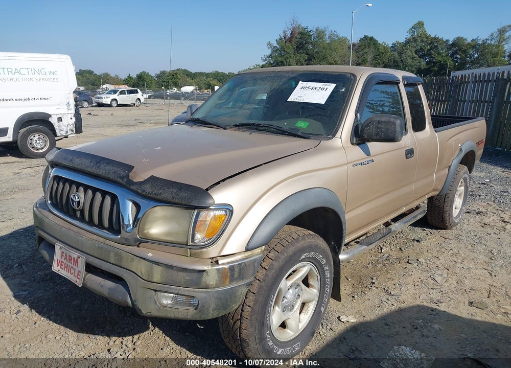 2001 TOYOTA TACOMA BASE V6 VIN: 5TEWN72N11Z872881