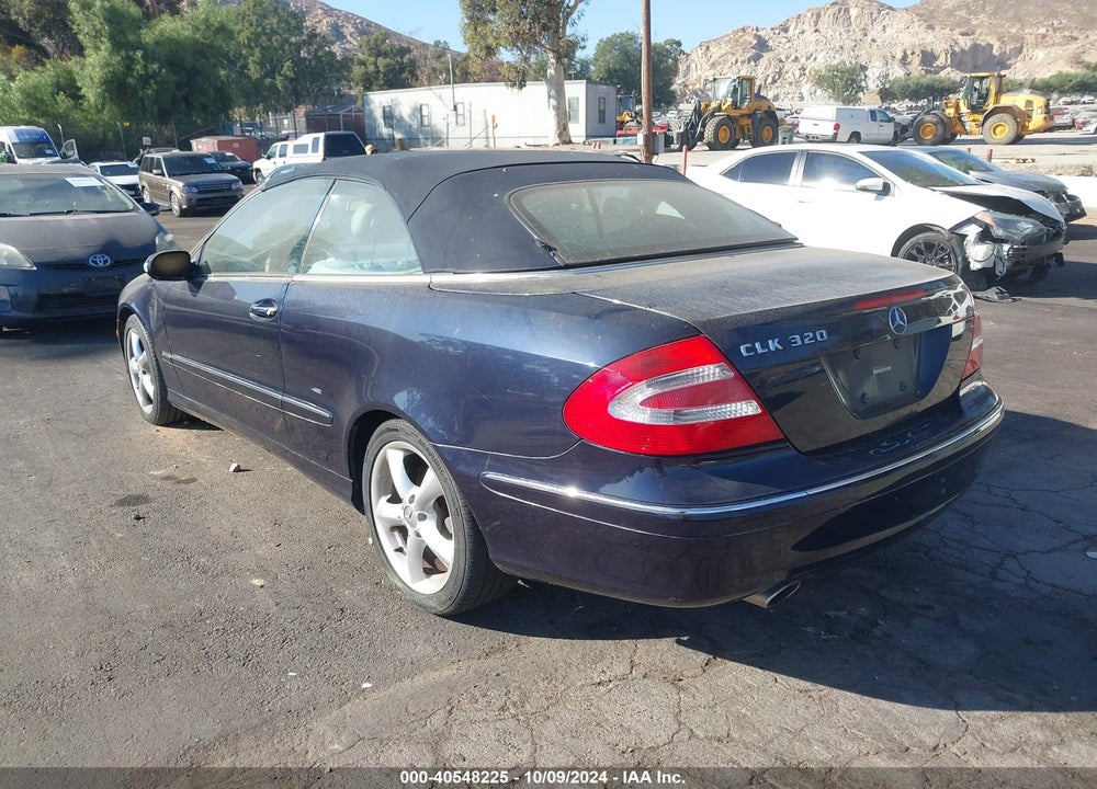 2005 MERCEDES-BENZ CLK 320 VIN: WDBTK65G65T040619