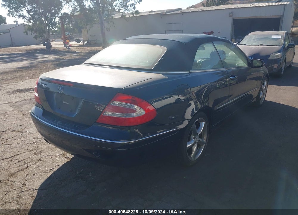 2005 MERCEDES-BENZ CLK 320 VIN: WDBTK65G65T040619