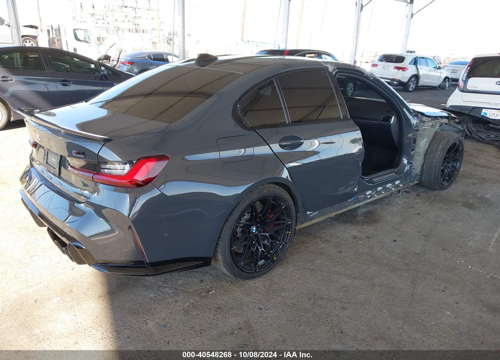2022 BMW M3 COMPETITION VIN: WBS33AY09NFL70536