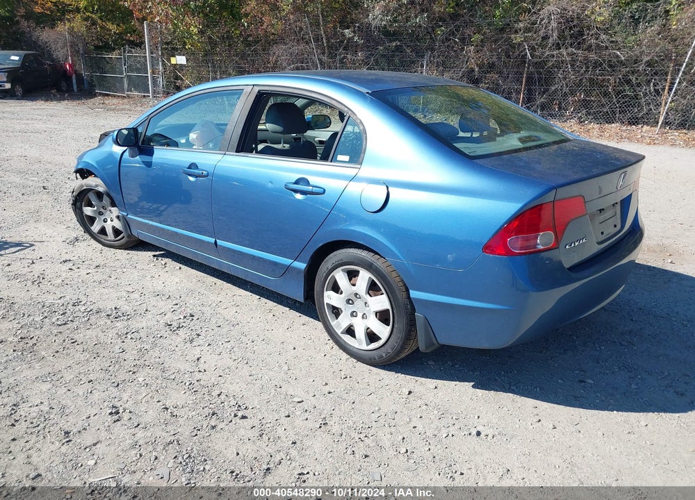 2008 HONDA CIVIC LX VIN: 1HGFA165X8L058600