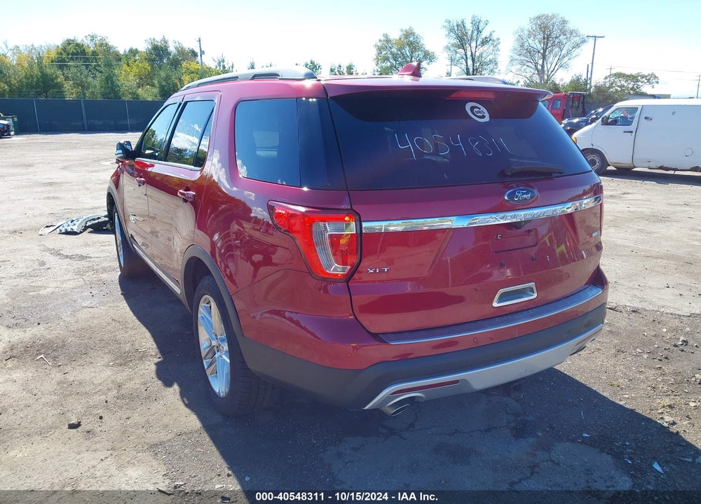 2016 FORD EXPLORER XLT VIN: 1FM5K8D88GGA93765