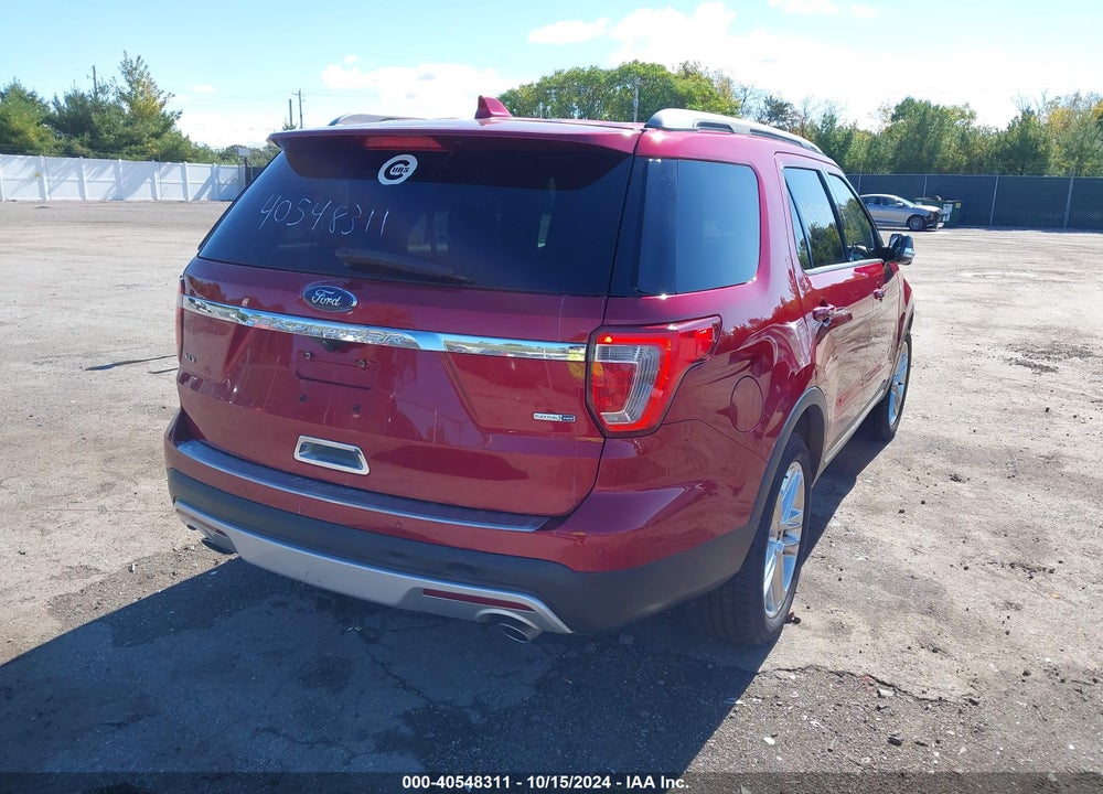 2016 FORD EXPLORER XLT VIN: 1FM5K8D88GGA93765