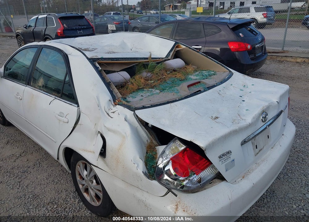 2005 TOYOTA CAMRY LE V6 VIN: 4T1BF32K25U620982