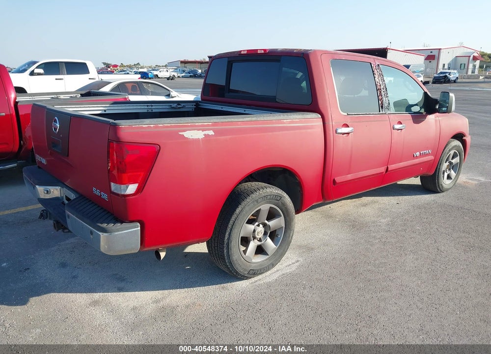 2005 NISSAN TITAN SE VIN: 1N6BA07A45N520438