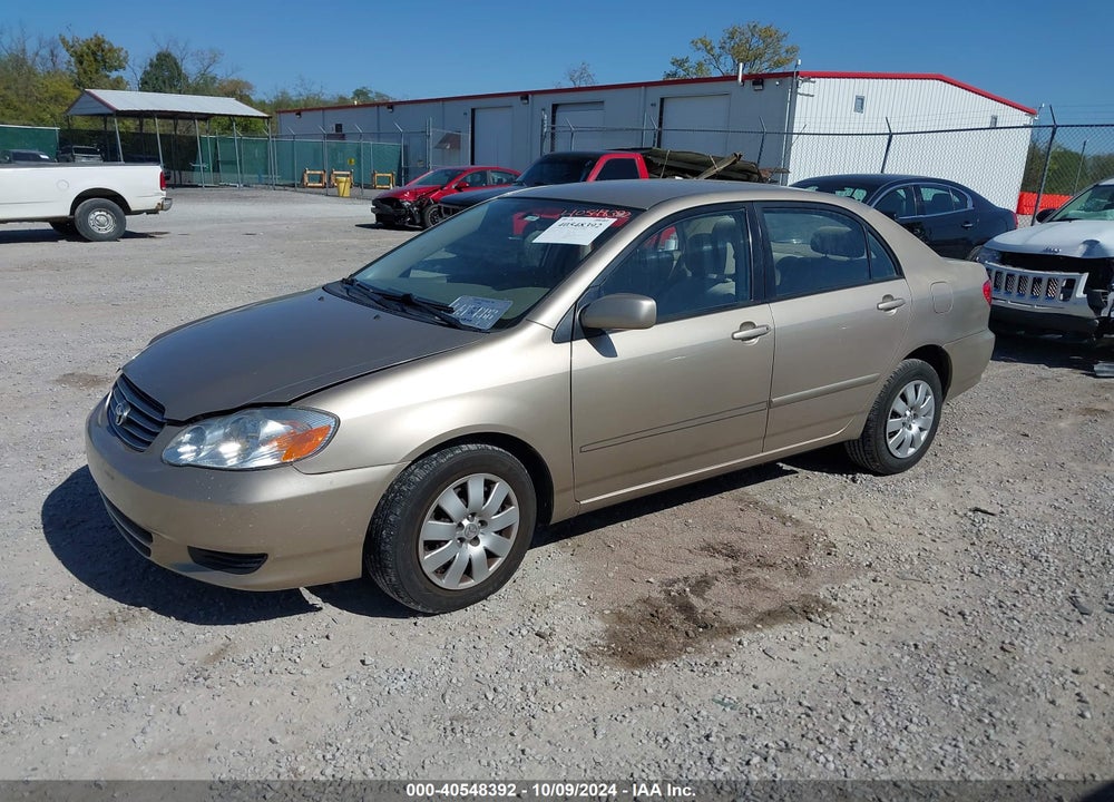 2004 TOYOTA COROLLA LE VIN: 2T1BR32E54C279143