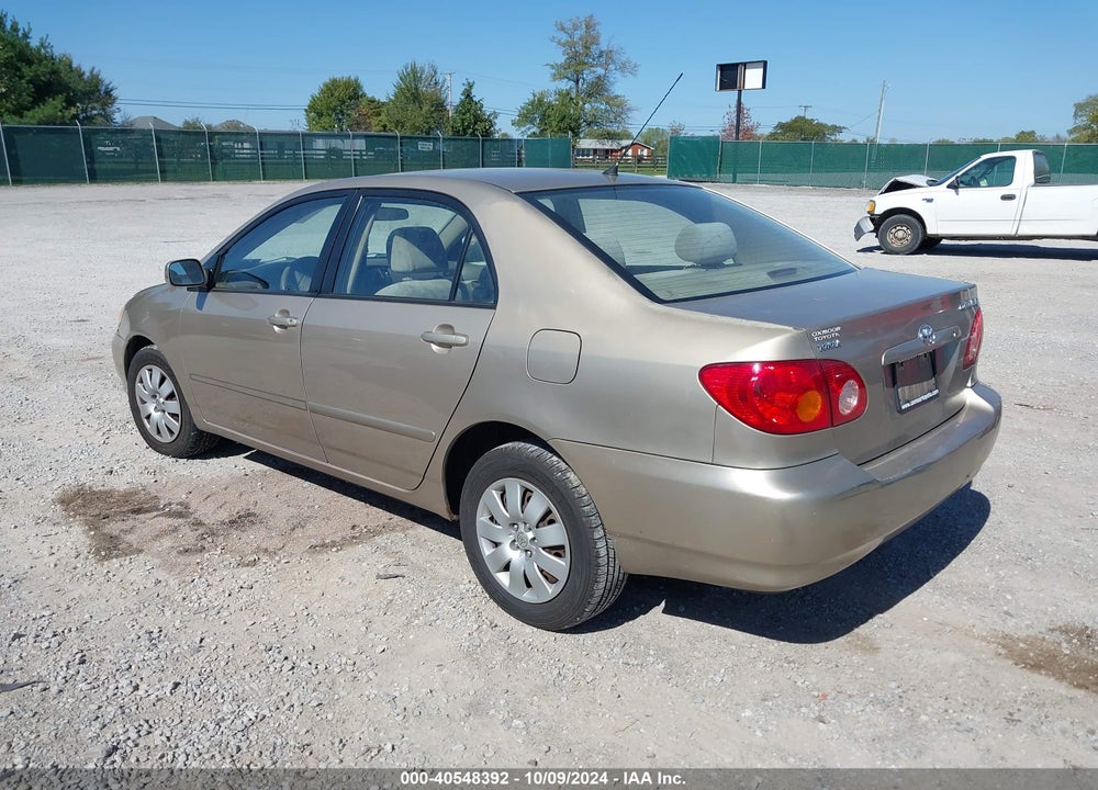 2004 TOYOTA COROLLA LE VIN: 2T1BR32E54C279143