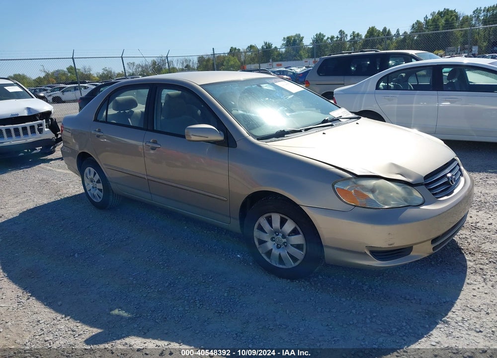 2004 TOYOTA COROLLA LE VIN: 2T1BR32E54C279143