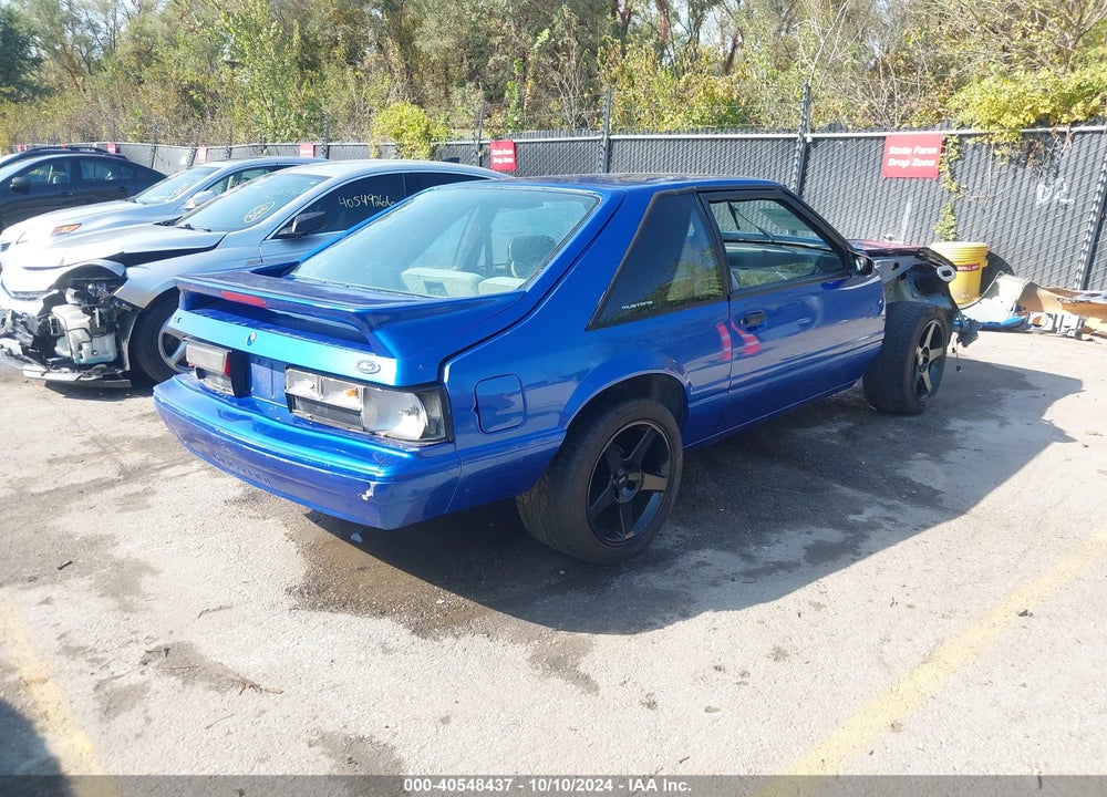 1989 FORD MUSTANG LX VIN: 1FABP41A3KF127365