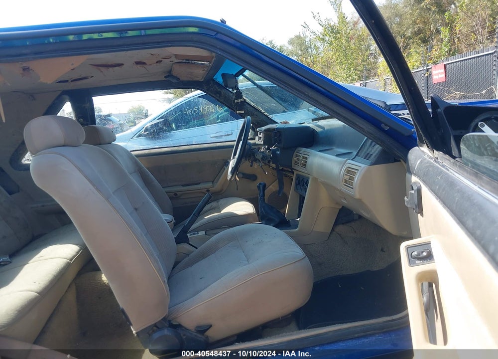 1989 FORD MUSTANG LX VIN: 1FABP41A3KF127365