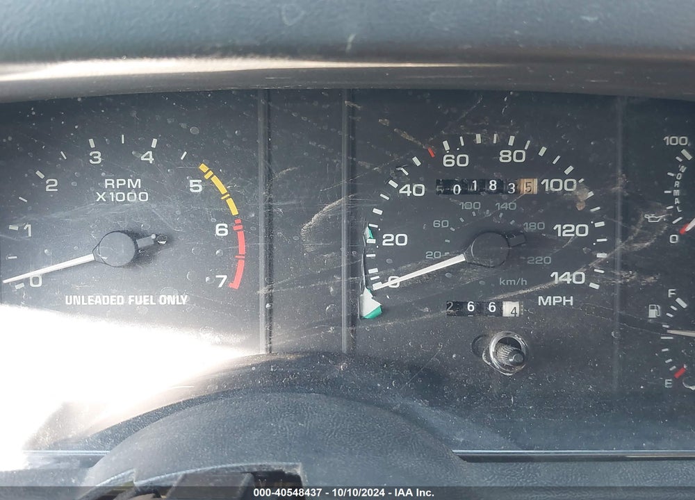 1989 FORD MUSTANG LX VIN: 1FABP41A3KF127365