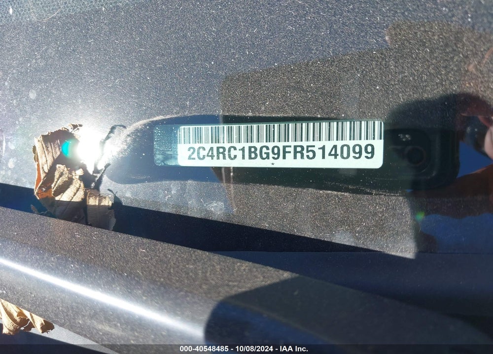 2015 CHRYSLER TOWN & COUNTRY TOURING VIN: 2C4RC1BG9FR514099