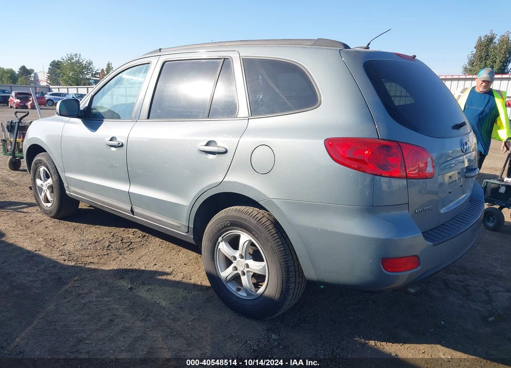 2008 HYUNDAI SANTA FE GLS VIN: 5NMSG13D48H133090