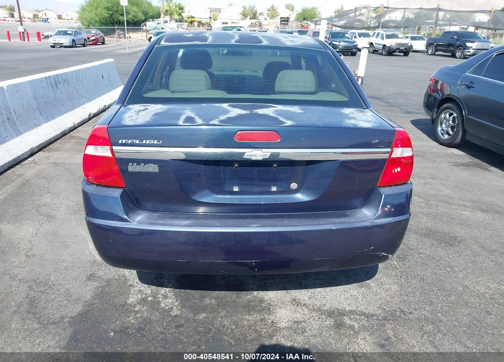 2005 CHEVROLET MALIBU VIN: 1G1ZS52F55F248144