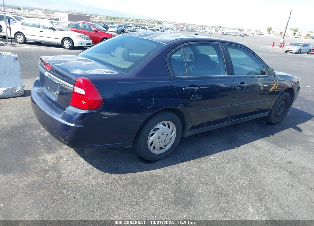 2005 CHEVROLET MALIBU VIN: 1G1ZS52F55F248144
