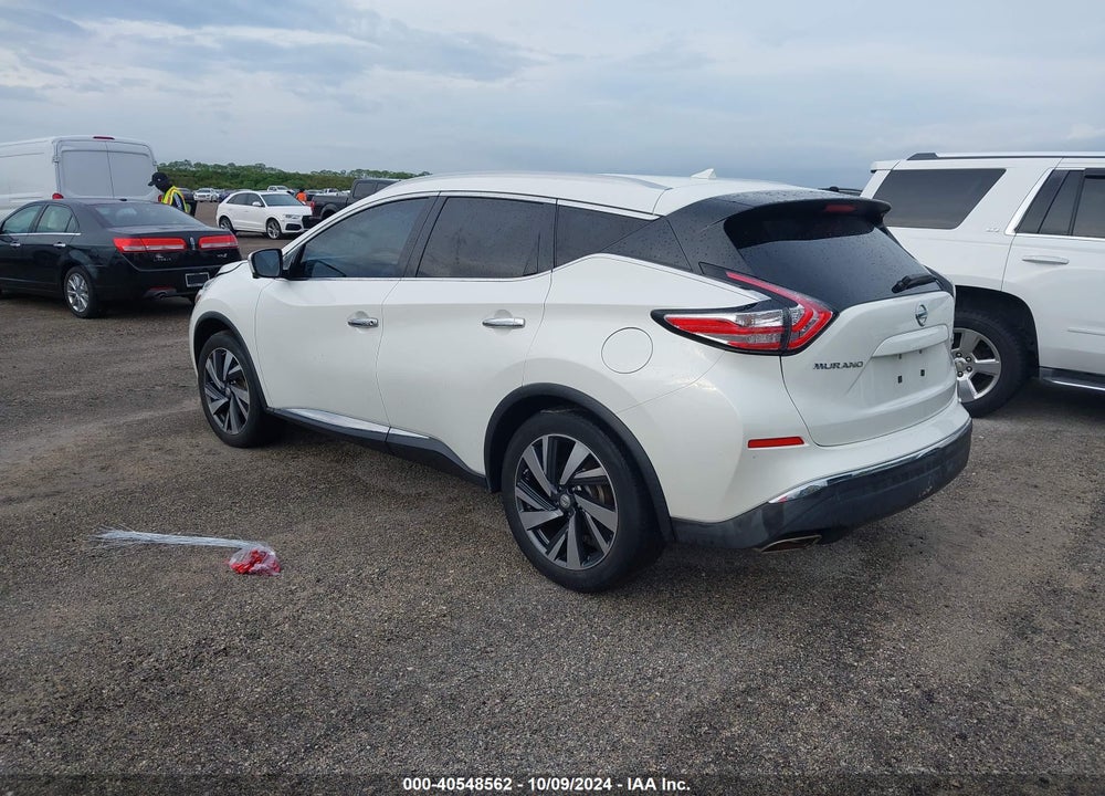 2016 NISSAN MURANO PLATINUM/S/SL/SV VIN: 5N1AZ2MH1GN102552