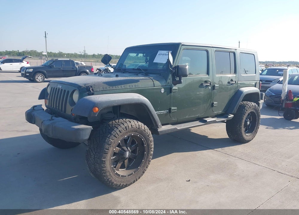 2007 JEEP WRANGLER UNLIMITED RUBICON VIN: 1J4GA69117L145318