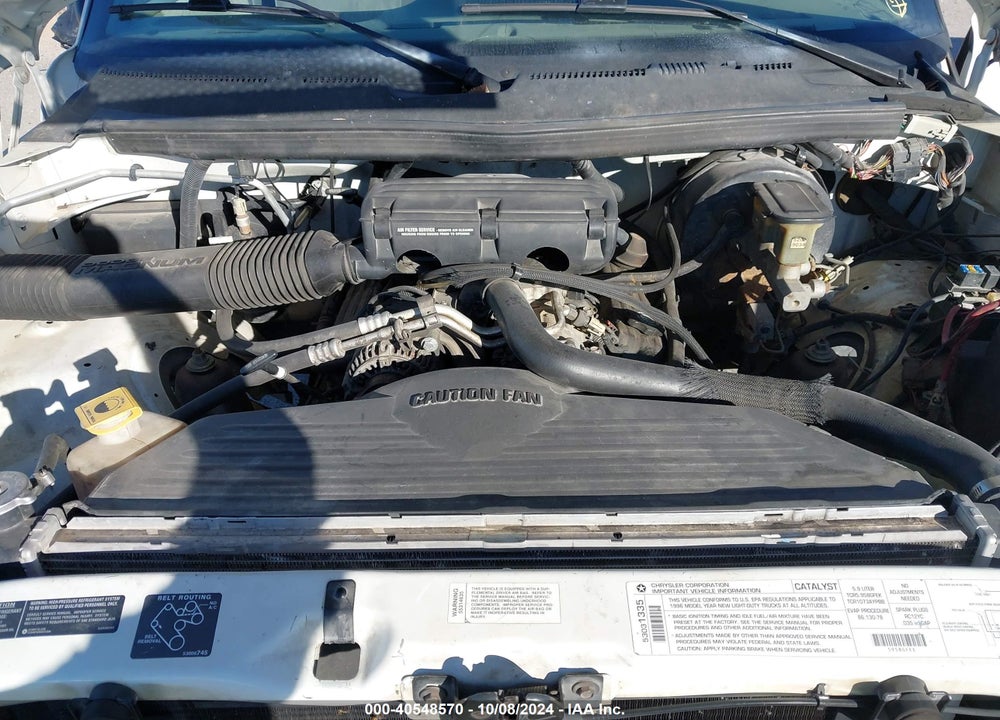 1996 DODGE RAM 1500 VIN: 1B7HF16Z9TS621100