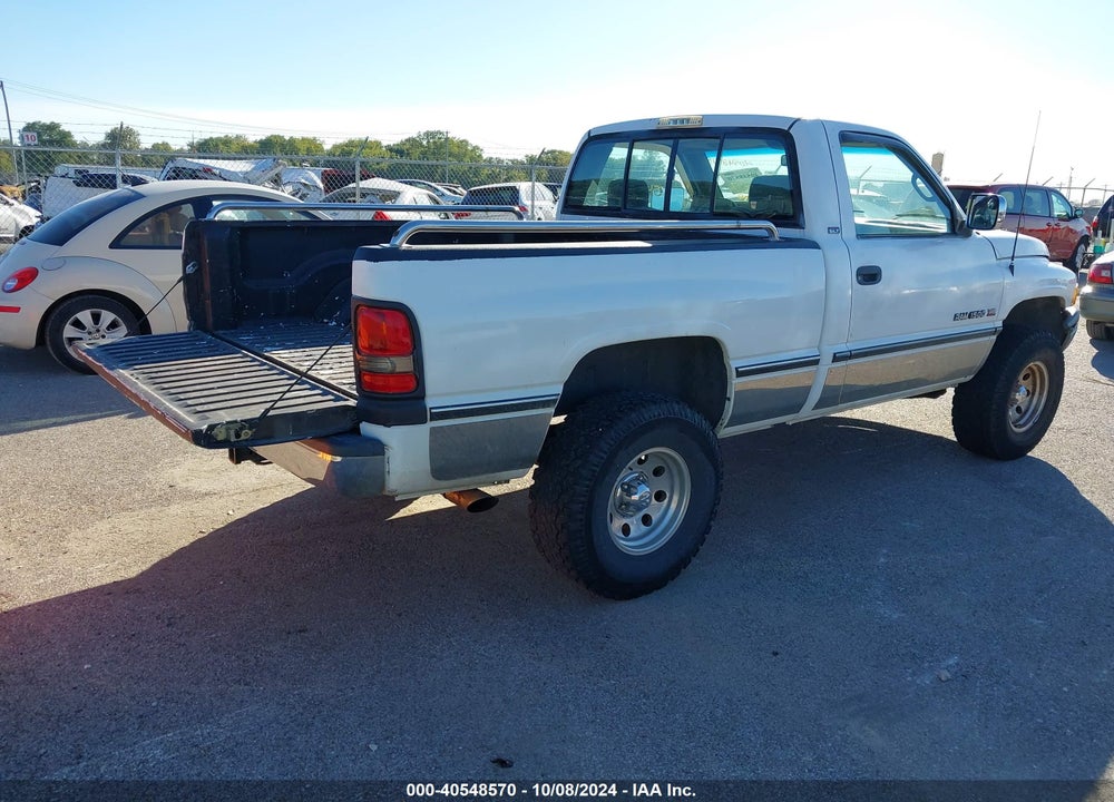 1996 DODGE RAM 1500 VIN: 1B7HF16Z9TS621100