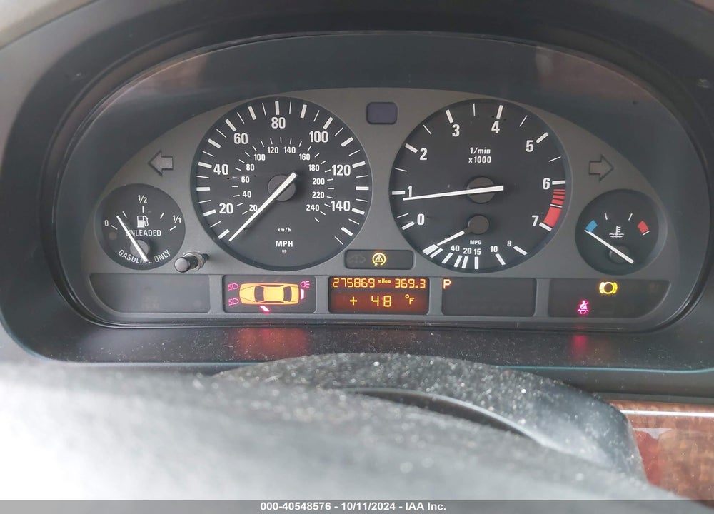 1998 BMW 528I VIN: WBADD6321WBW46356
