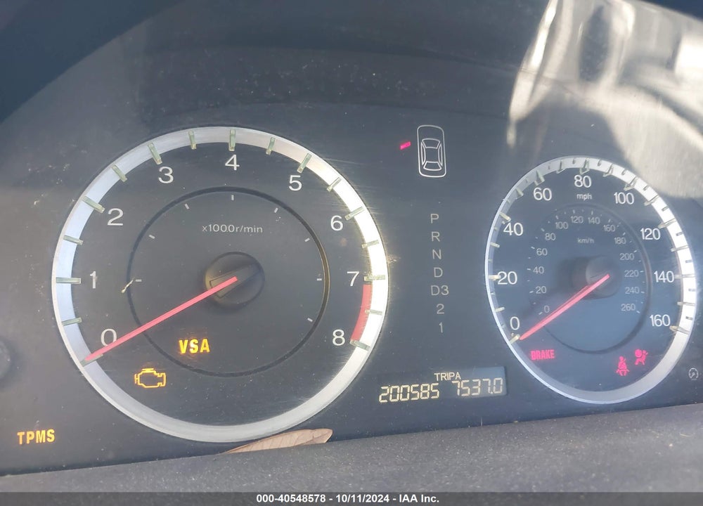2010 HONDA ACCORD 2.4 EX-L VIN: 1HGCP2F82AA119134