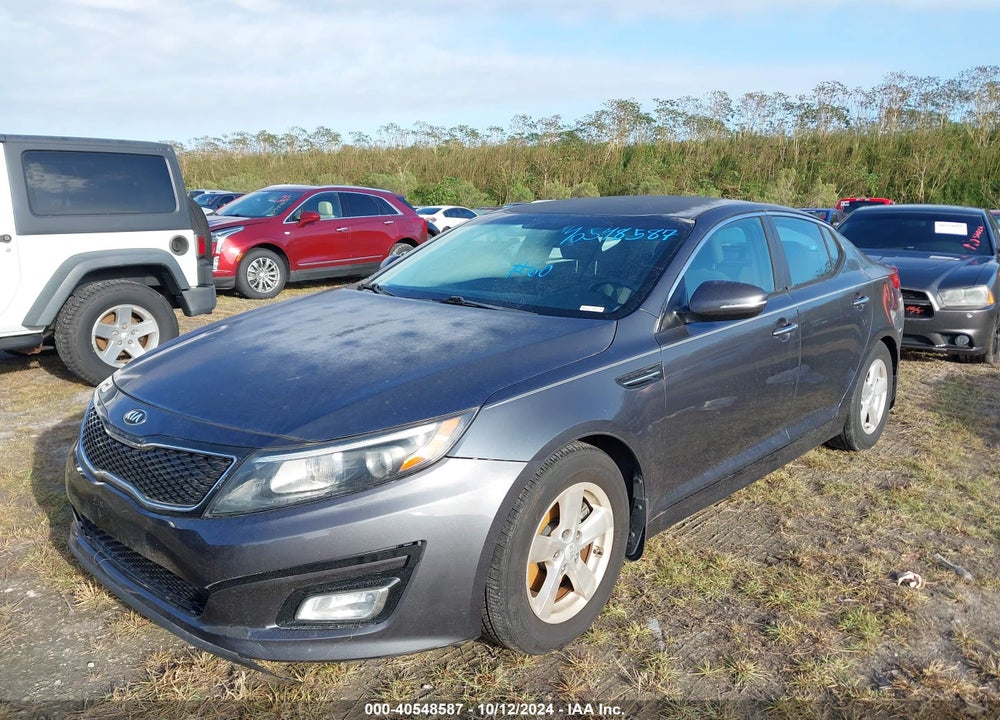 2015 KIA OPTIMA LX VIN: KNAGM4A77F5626949