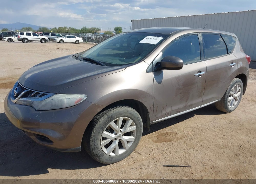 2011 NISSAN MURANO S VIN: JN8AZ1MU5BW054251
