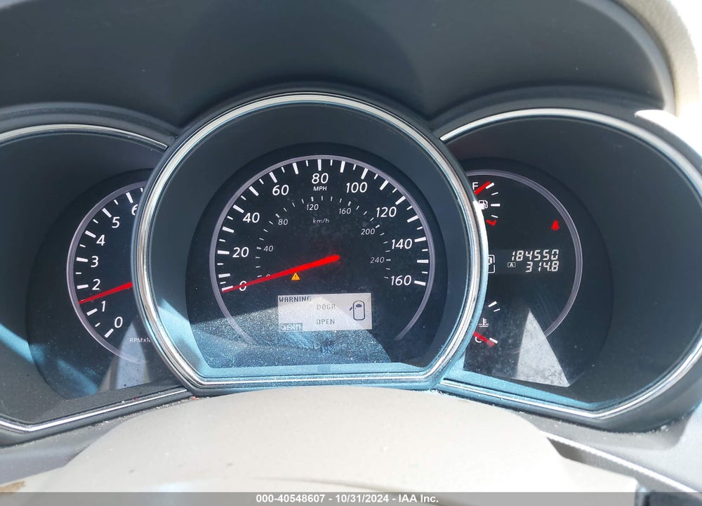 2011 NISSAN MURANO S VIN: JN8AZ1MU5BW054251