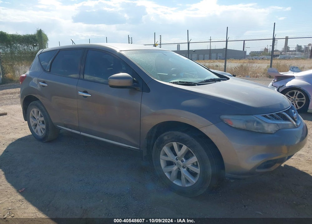 2011 NISSAN MURANO S VIN: JN8AZ1MU5BW054251