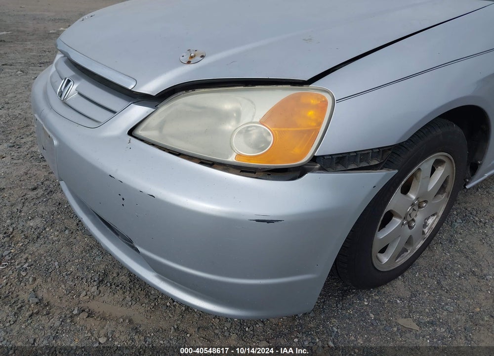 2001 HONDA CIVIC DX VIN: 1HGES16231L006763