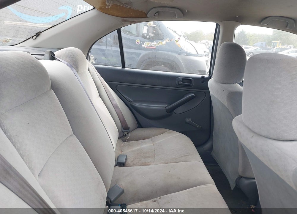 2001 HONDA CIVIC DX VIN: 1HGES16231L006763