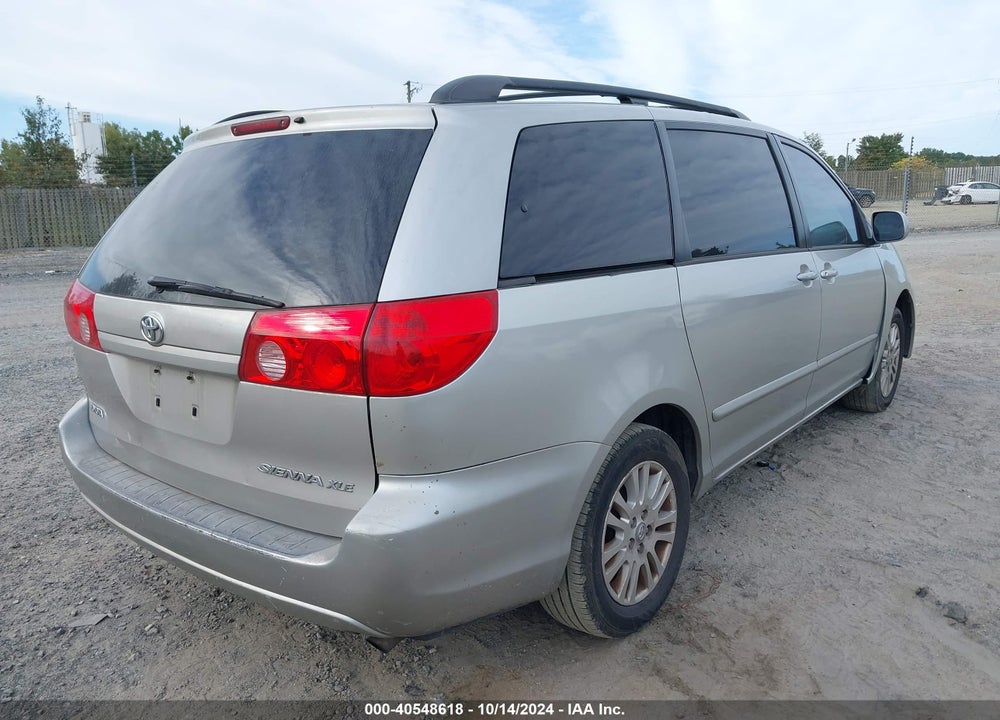 2008 TOYOTA SIENNA XLE VIN: 5TDZK22C28S167649