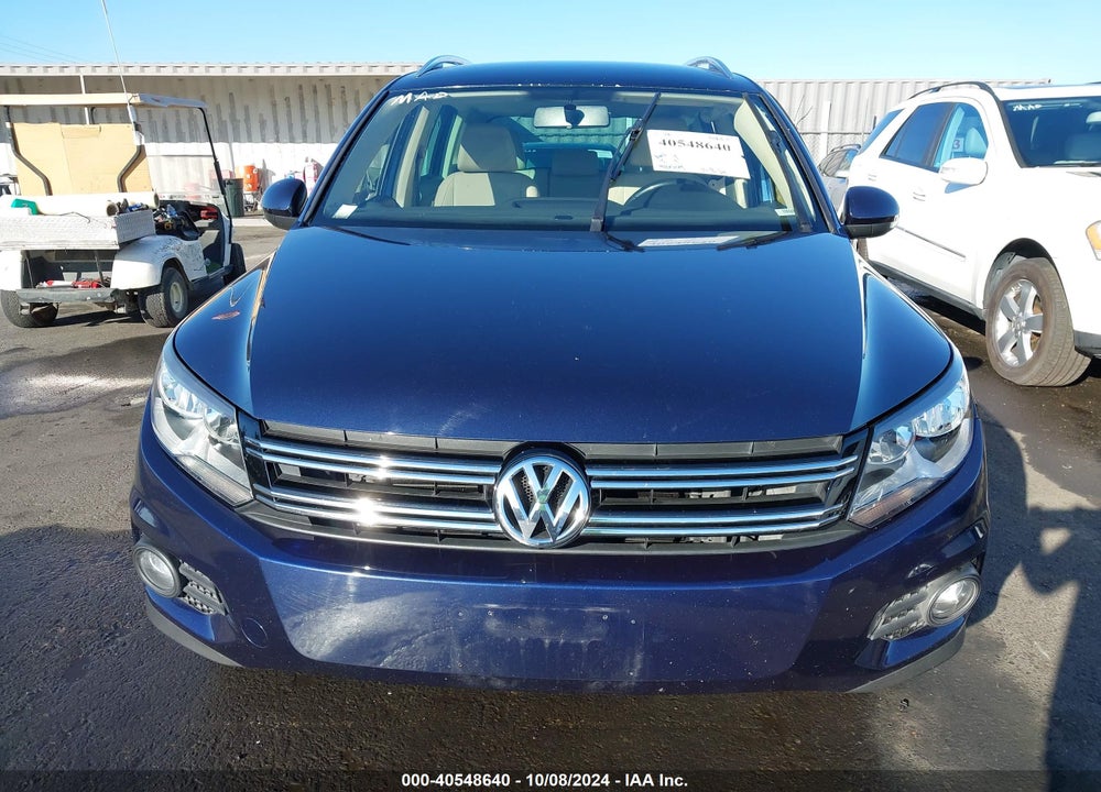 2013 VOLKSWAGEN TIGUAN SE VIN: WVGAV3AX8DW572757