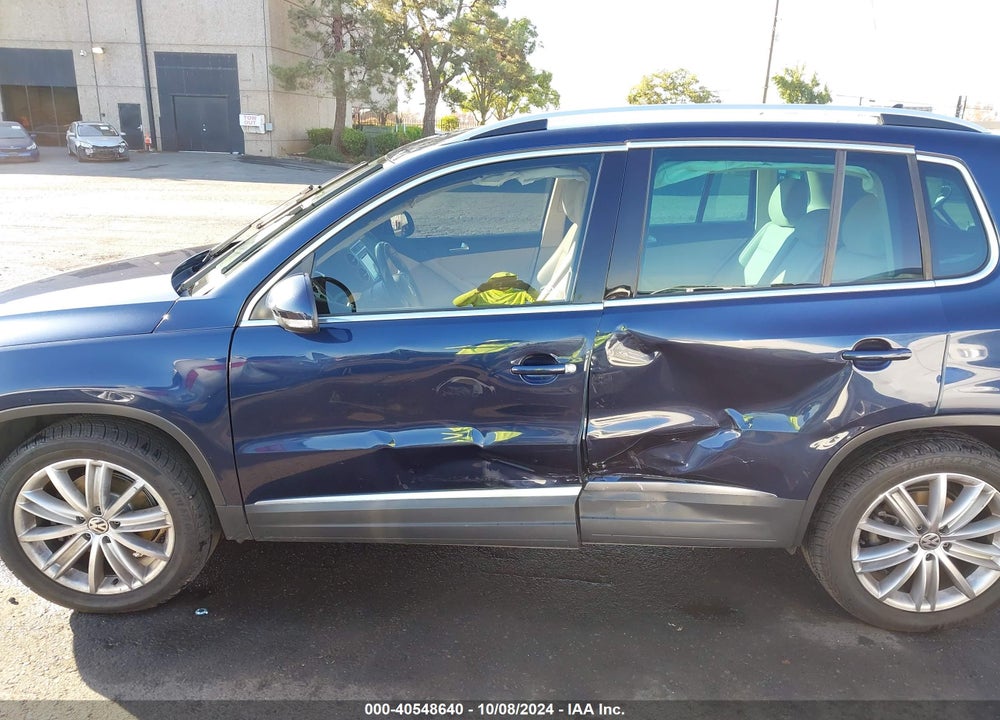 2013 VOLKSWAGEN TIGUAN SE VIN: WVGAV3AX8DW572757