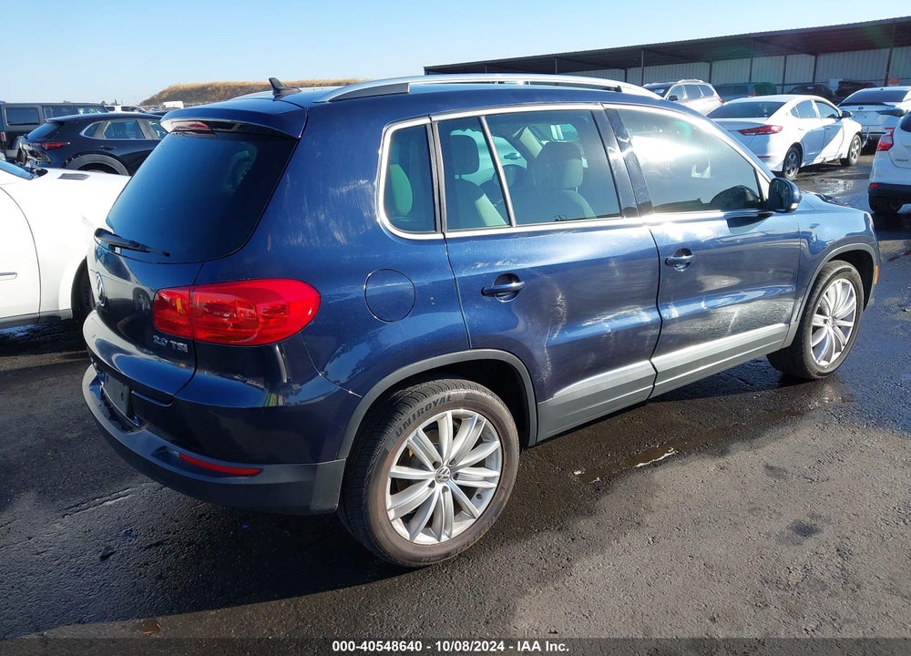 2013 VOLKSWAGEN TIGUAN SE VIN: WVGAV3AX8DW572757