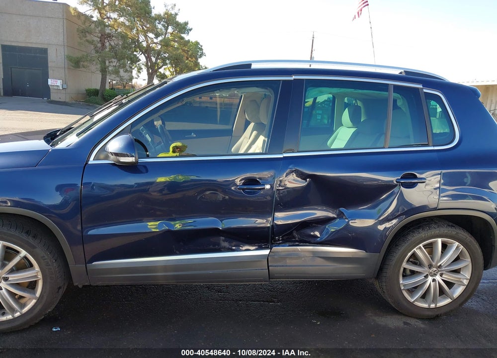 2013 VOLKSWAGEN TIGUAN SE VIN: WVGAV3AX8DW572757