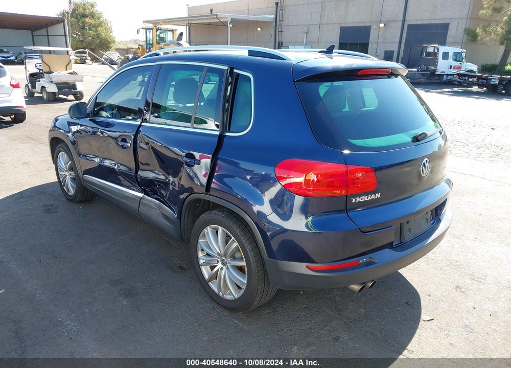 2013 VOLKSWAGEN TIGUAN SE VIN: WVGAV3AX8DW572757