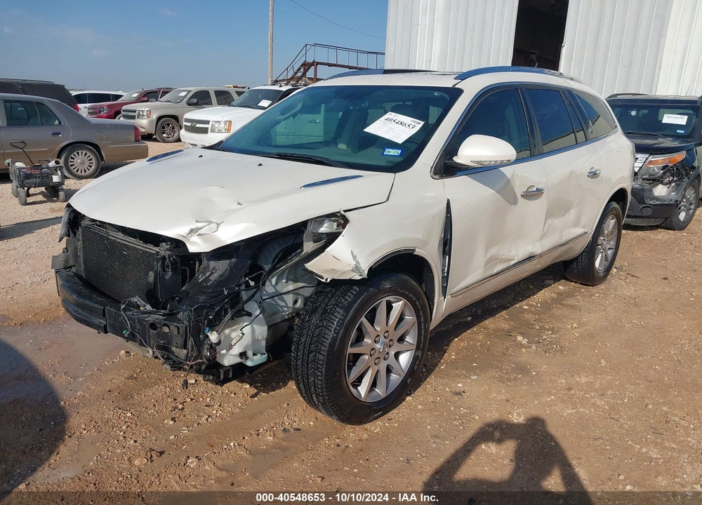 2014 BUICK ENCLAVE LEATHER VIN: 5GAKRBKD9EJ160388