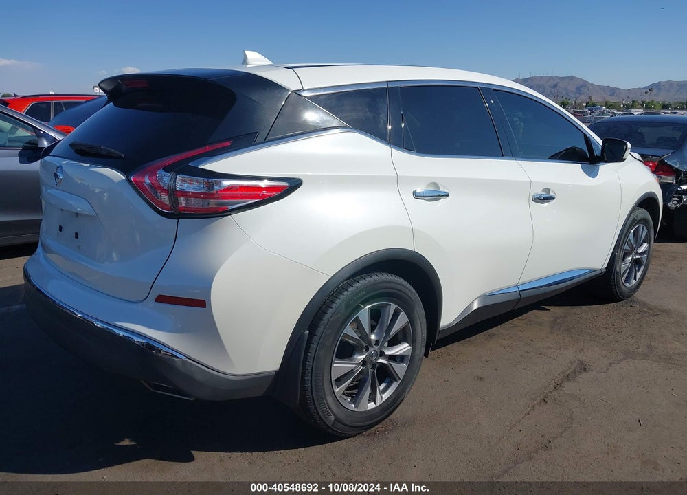 2017 NISSAN MURANO S VIN: 5N1AZ2MG7HN138495