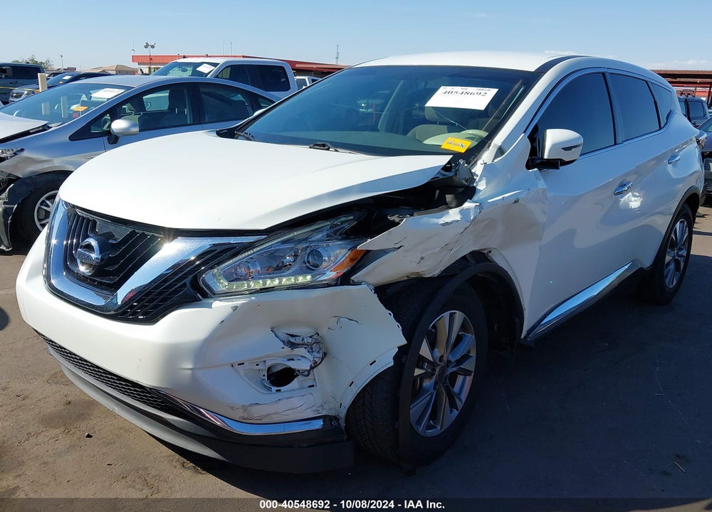 2017 NISSAN MURANO S VIN: 5N1AZ2MG7HN138495