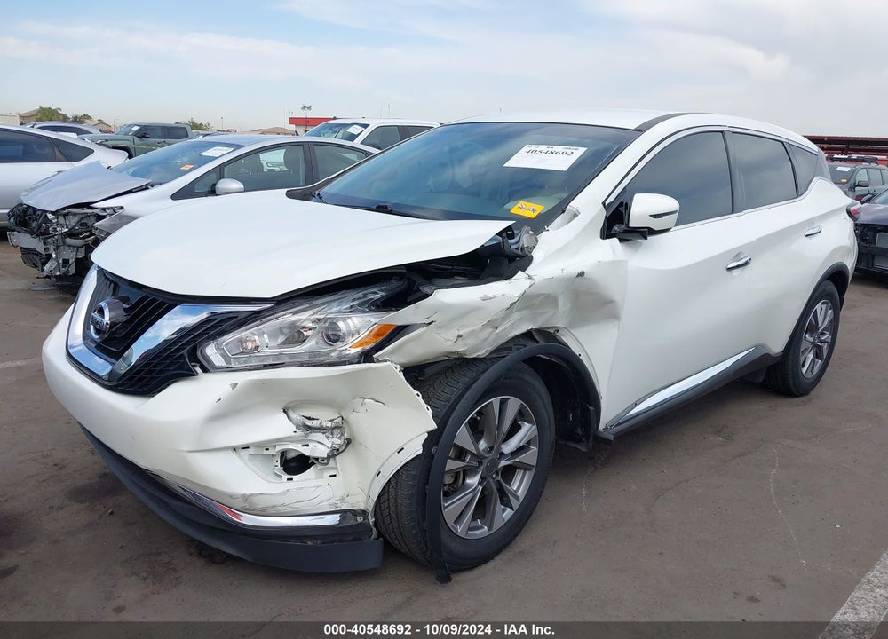 2017 NISSAN MURANO S VIN: 5N1AZ2MG7HN138495