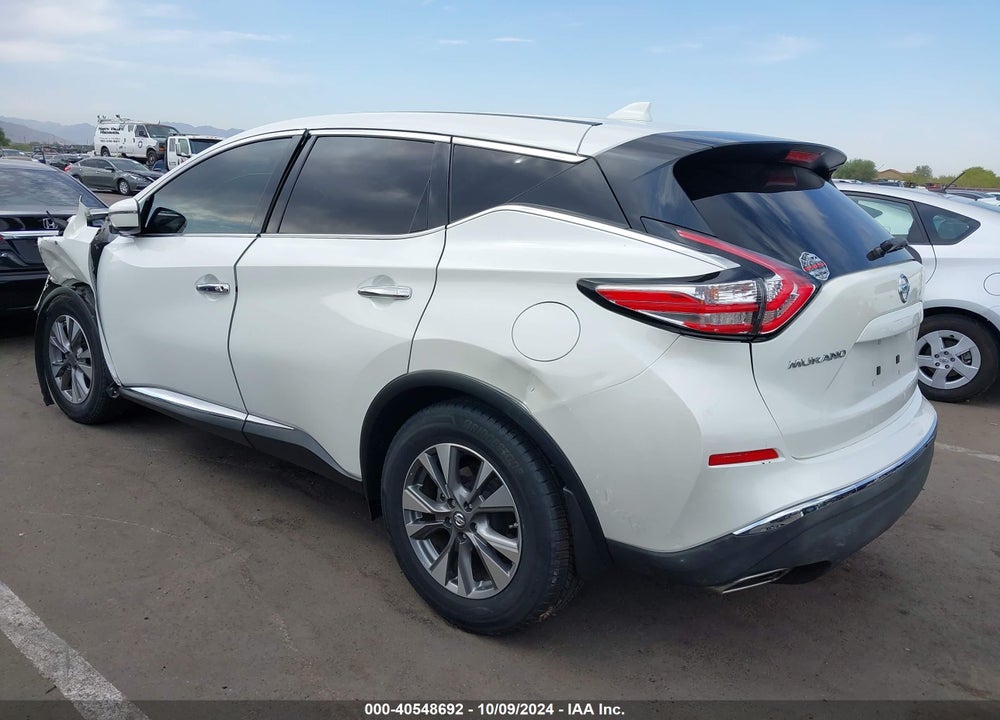 2017 NISSAN MURANO S VIN: 5N1AZ2MG7HN138495