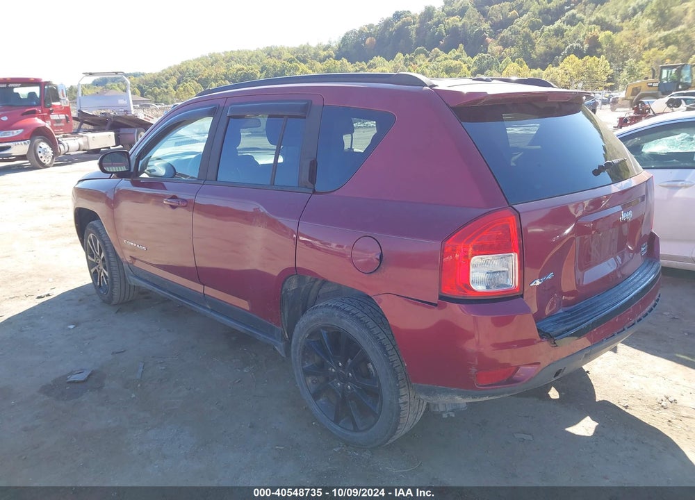 2012 JEEP COMPASS LATITUDE VIN: 1C4NJDEB0CD697963