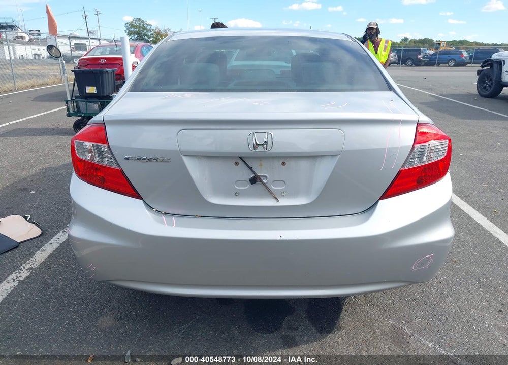 2012 HONDA CIVIC LX VIN: 19XFB2F58CE065273