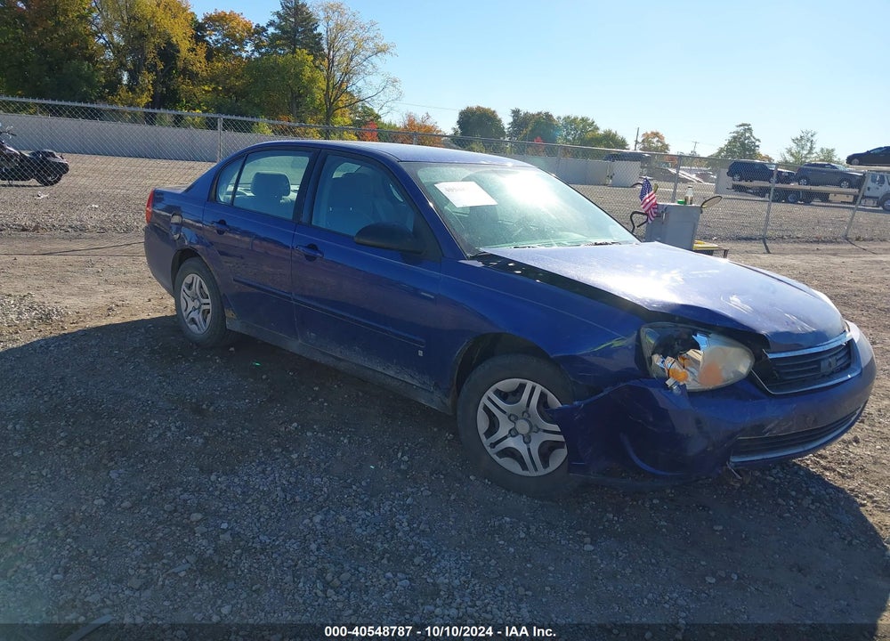 2007 CHEVROLET MALIBU LS VIN: 1G1ZS58F17F130442