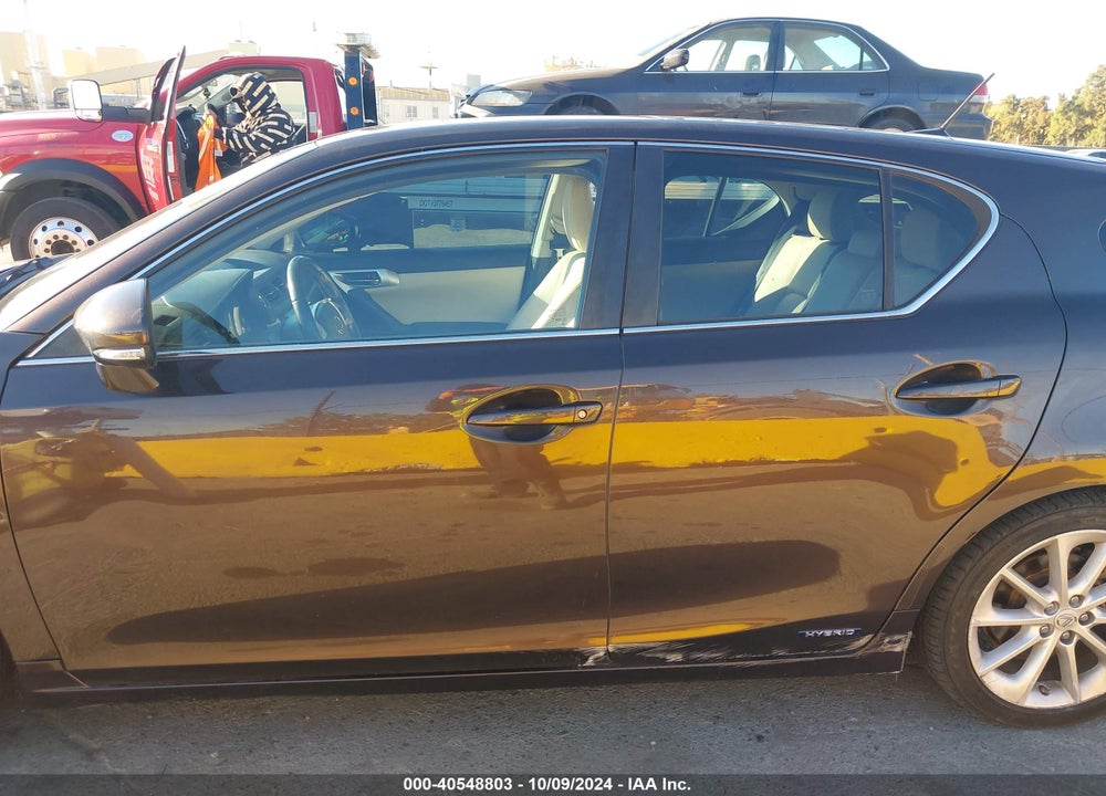 2012 LEXUS CT 200H PREMIUM VIN: JTHKD5BH8C2085125